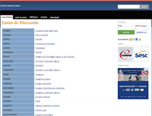 Tablet Screenshot of listas.cev.org.br
