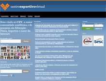 Tablet Screenshot of cev.org.br